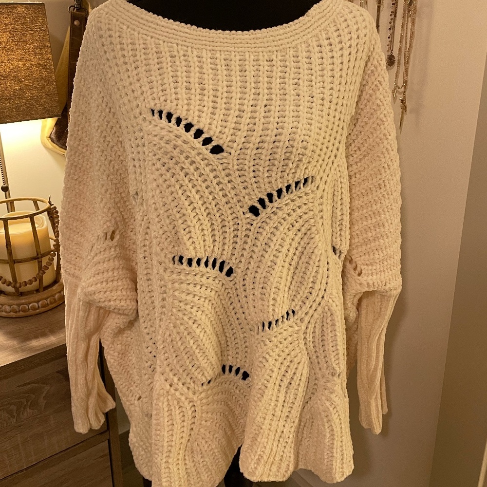 Soft Loose Knit Long Sweater